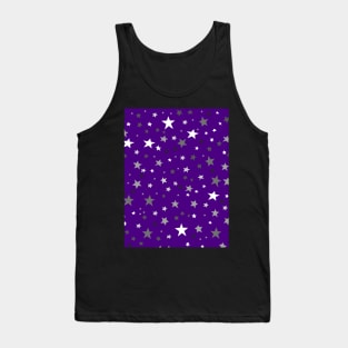 Stars In A Sea of Indigo Blue Tank Top